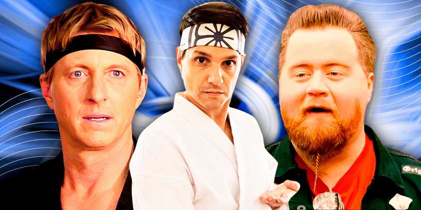 Stingray, Daniel LaRusso and Johnny Lawrence in Cobra Kai