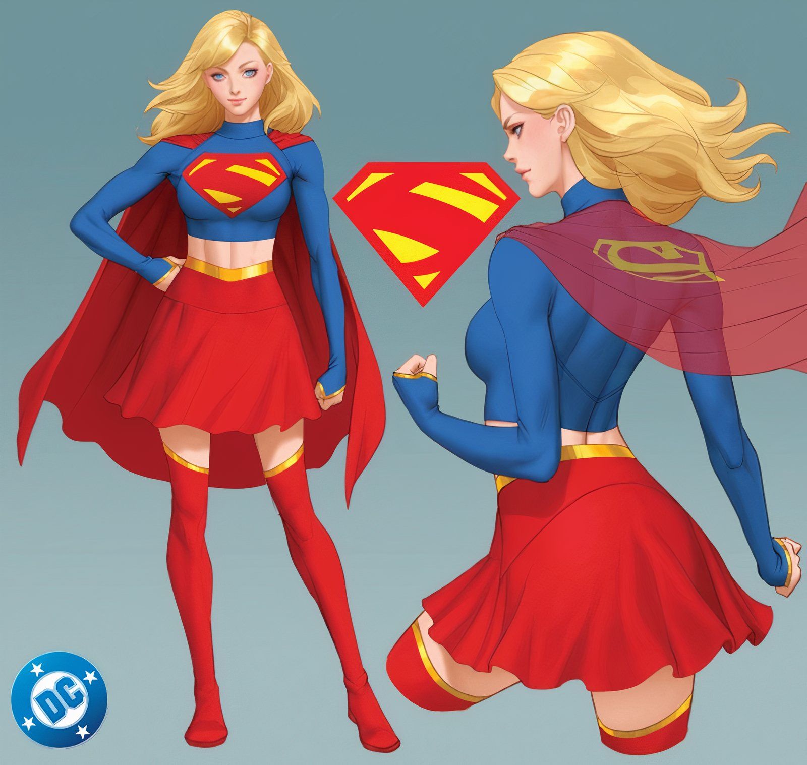 Design de personagens da Supergirl 