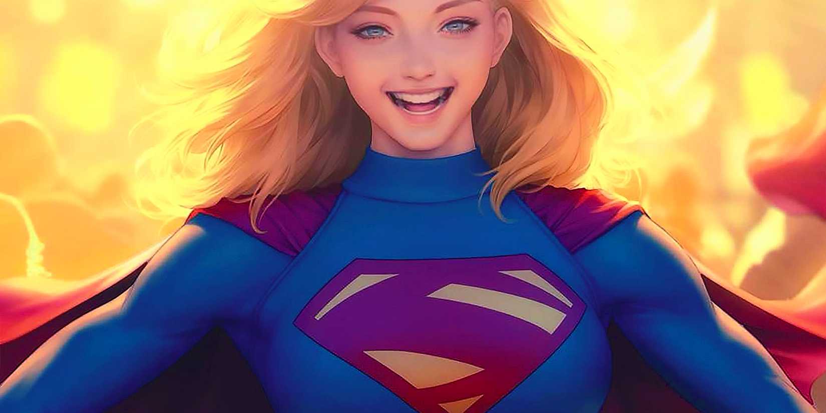 Supergirl in New Costume Comic Art by Artgerm