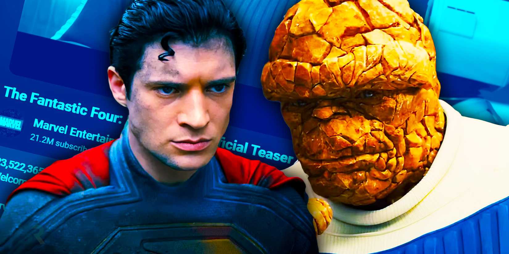 Superman vs Fantastic Four Trailer Stat Suggests Which Will Win Battle