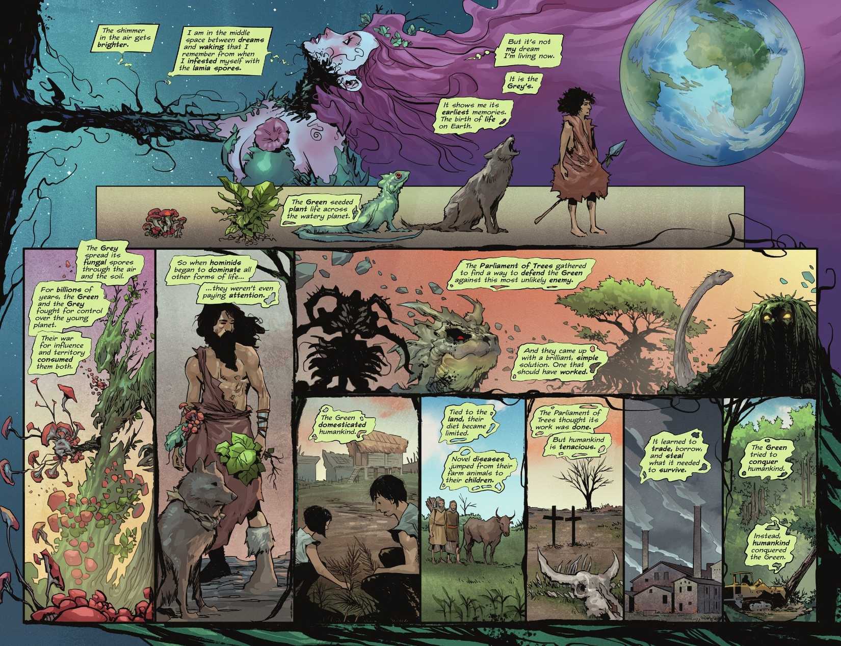 Poison Ivy learns the history of the Green