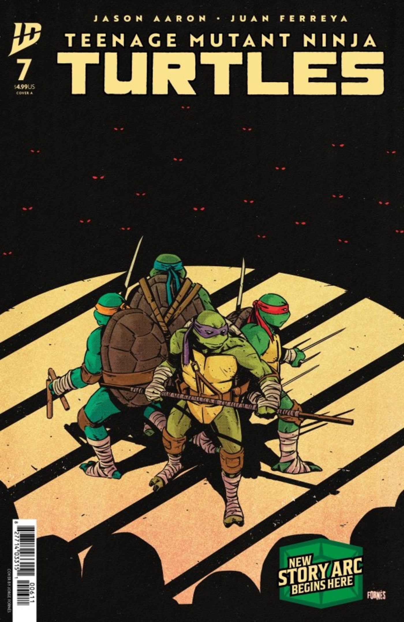 Teenage mutant ninja turtles #7 cover