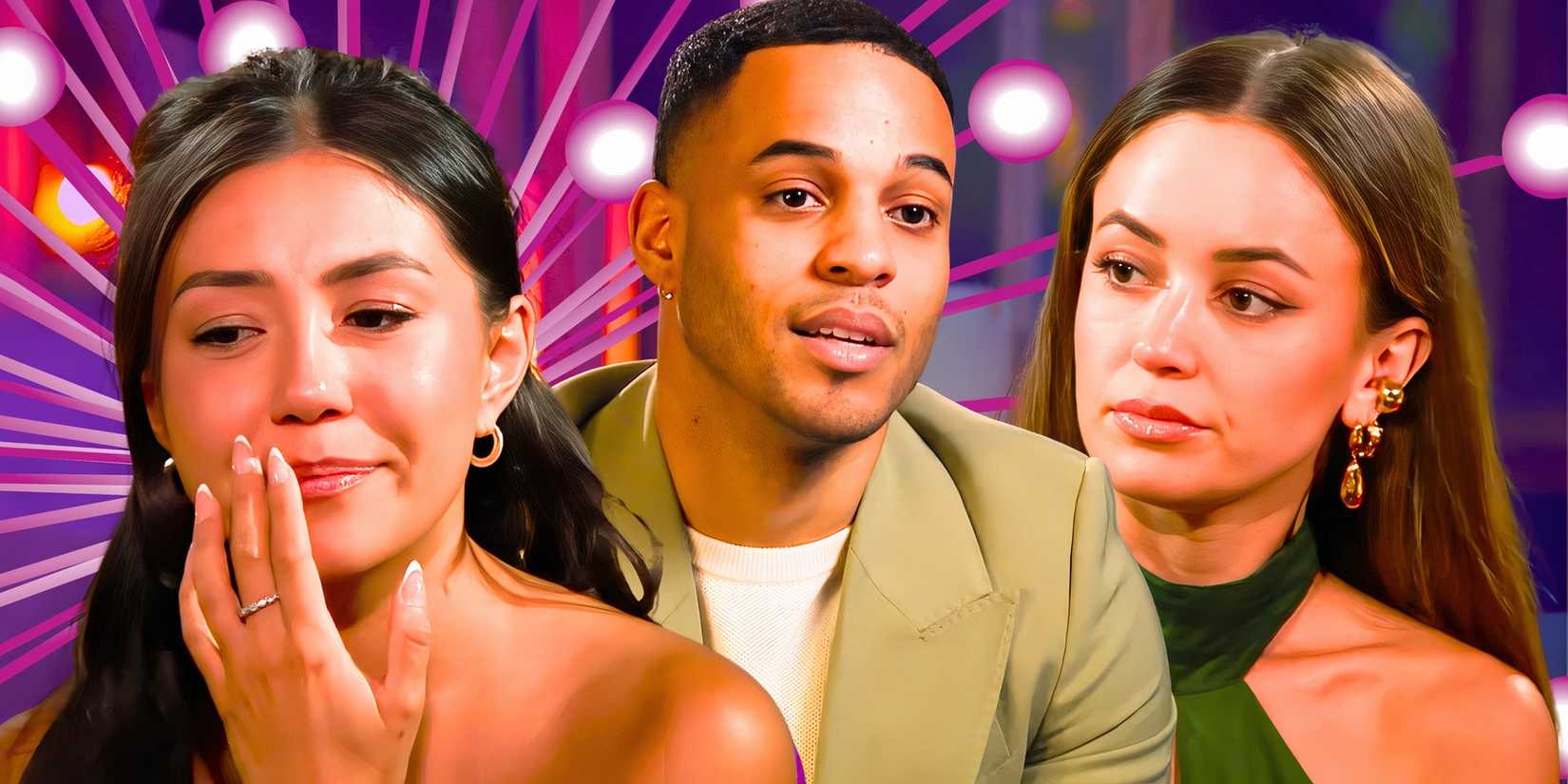 The Bachelor's Rose Somb, Grant Ellis, and Carolina Quixano