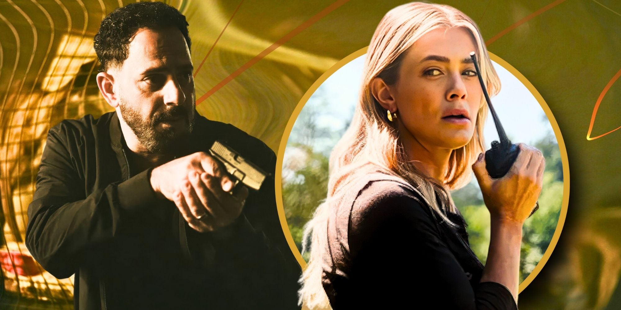 Melissa Roxburgh &amp; Patrick Sabongui in The Hunting Party