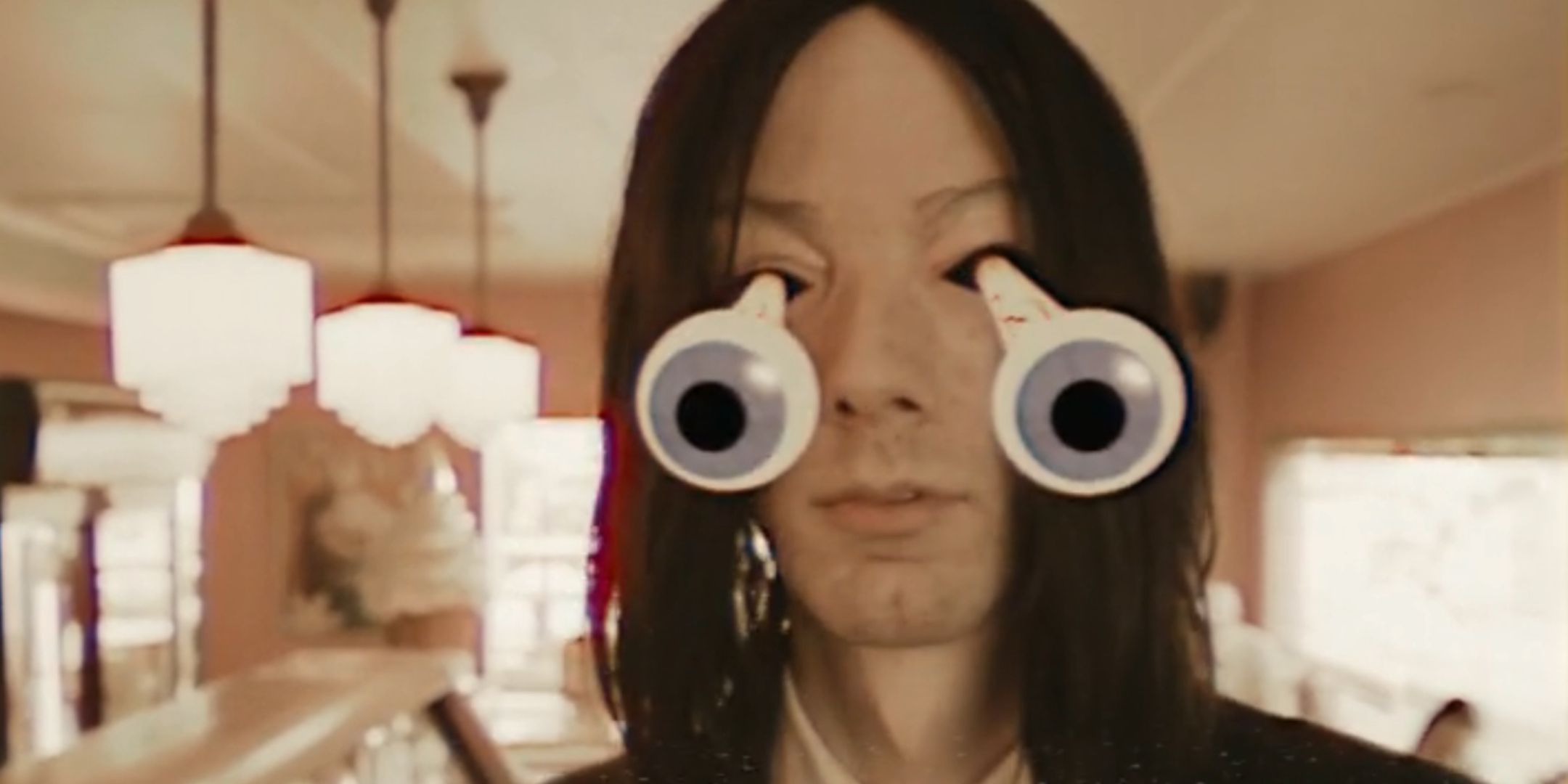 The Man with No Eyes in the ice cream commercial in Yellowjackets