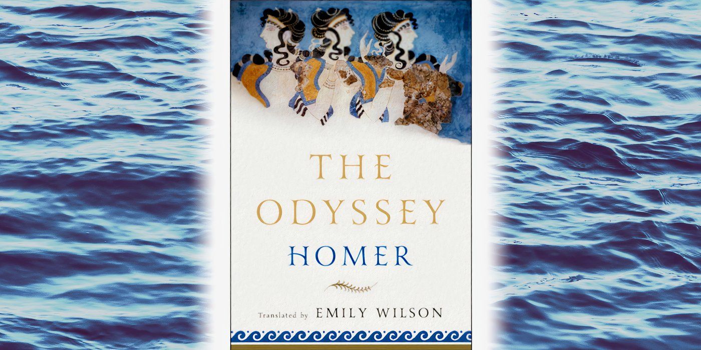 The Odyssey Homer Book Cover in front of the water