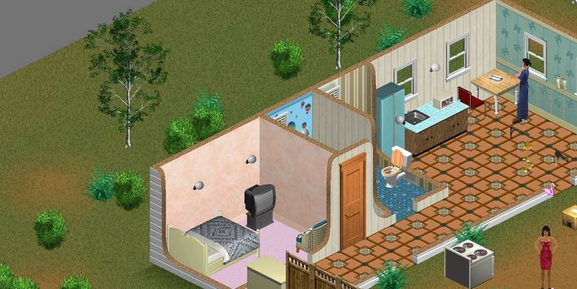 A Bedroom In The Sims. 