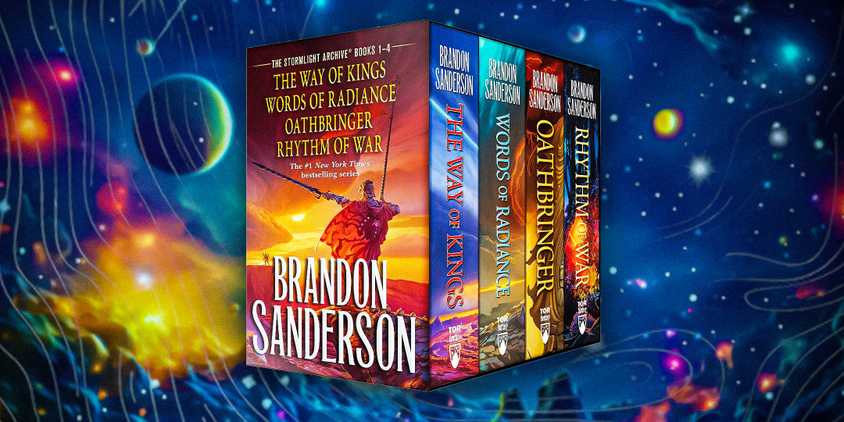 Covers of The Stormlight Archive