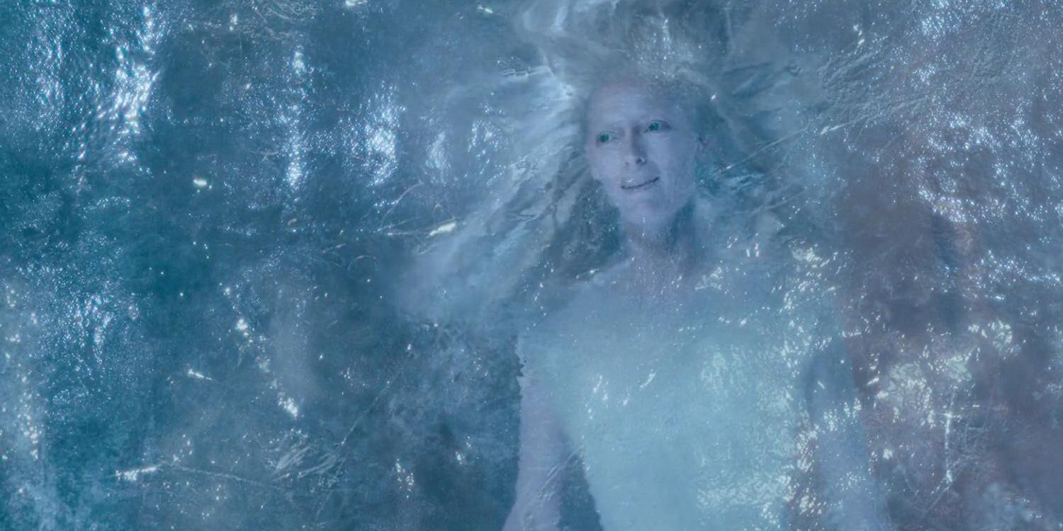 The White Witch in ice in Prince Caspian