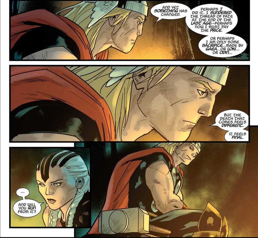 Thor talks about his predicted death in Immortal Thor #20