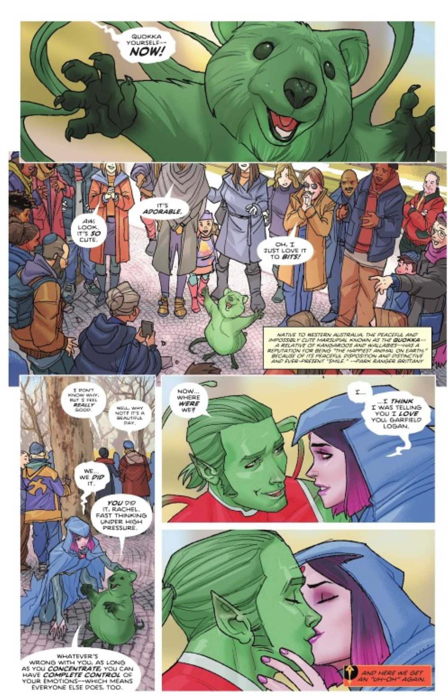 Titans #20 Beast Boy hulk out 3