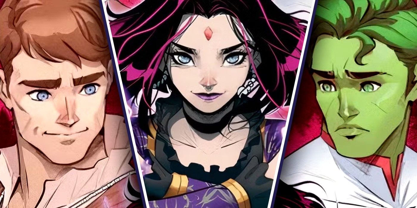 titans' raven with two romantic suitors, including beast boy