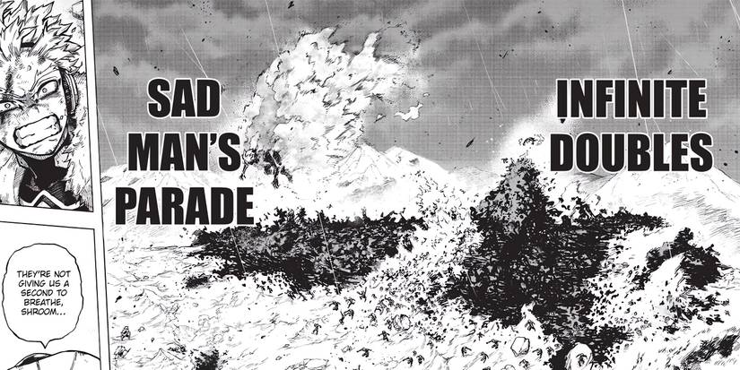 Toga uses Sad Man's Parade during the Final War against the heroes.