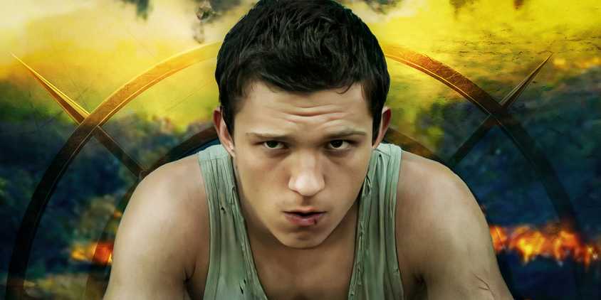 Tom Holland in Uncharted.