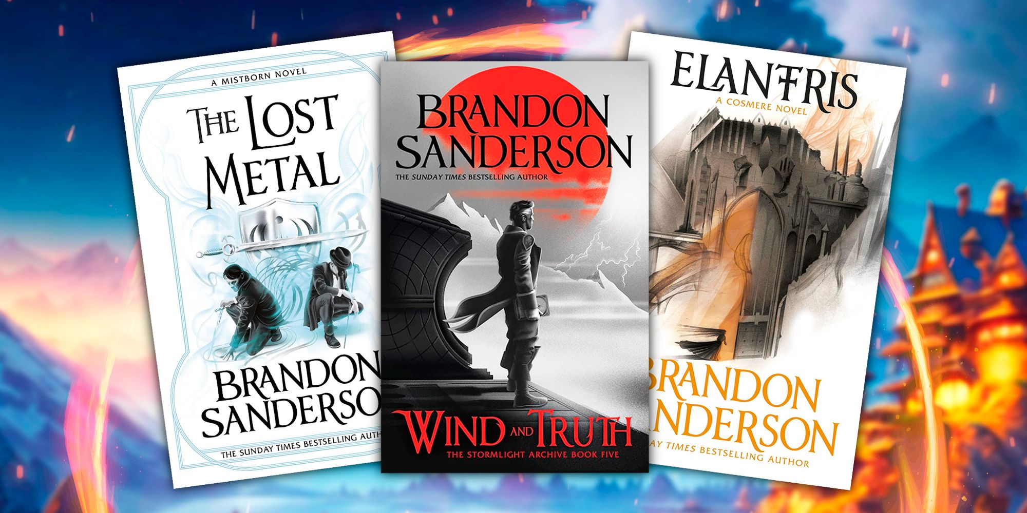 UK Covers of The Lost Metal, Wind and Truth, and Elantris