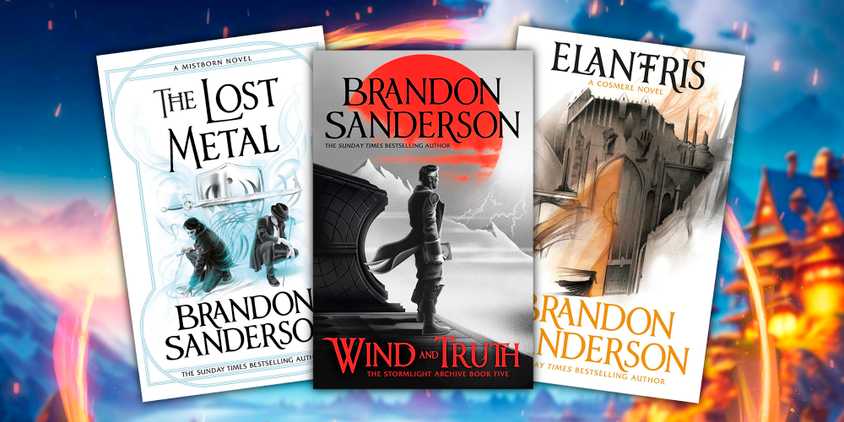 UK Covers of The Lost Metal, Wind and Truth, and Elantris
