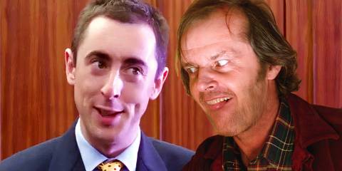 Alan Cumming in Eyes Wide Shut and Jack Torrance in The Shining