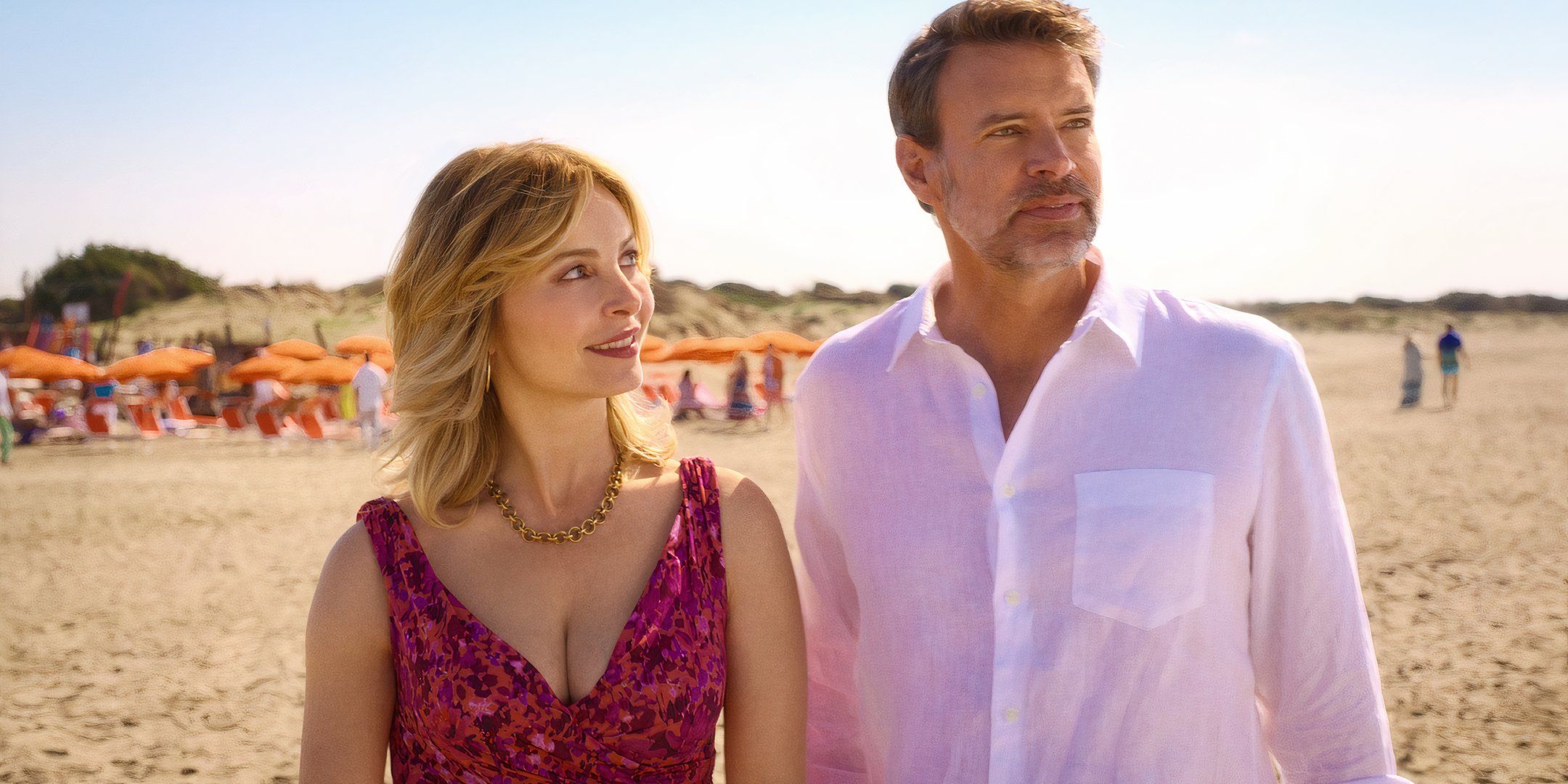 Scott Foley and Violante Placido in La Dolce Villa