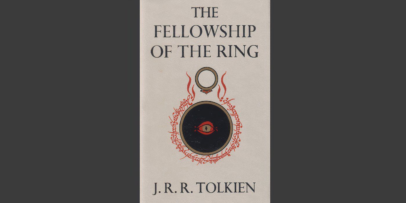 A capa do livro da Irmandade do Anel de Jrr Tolkien.