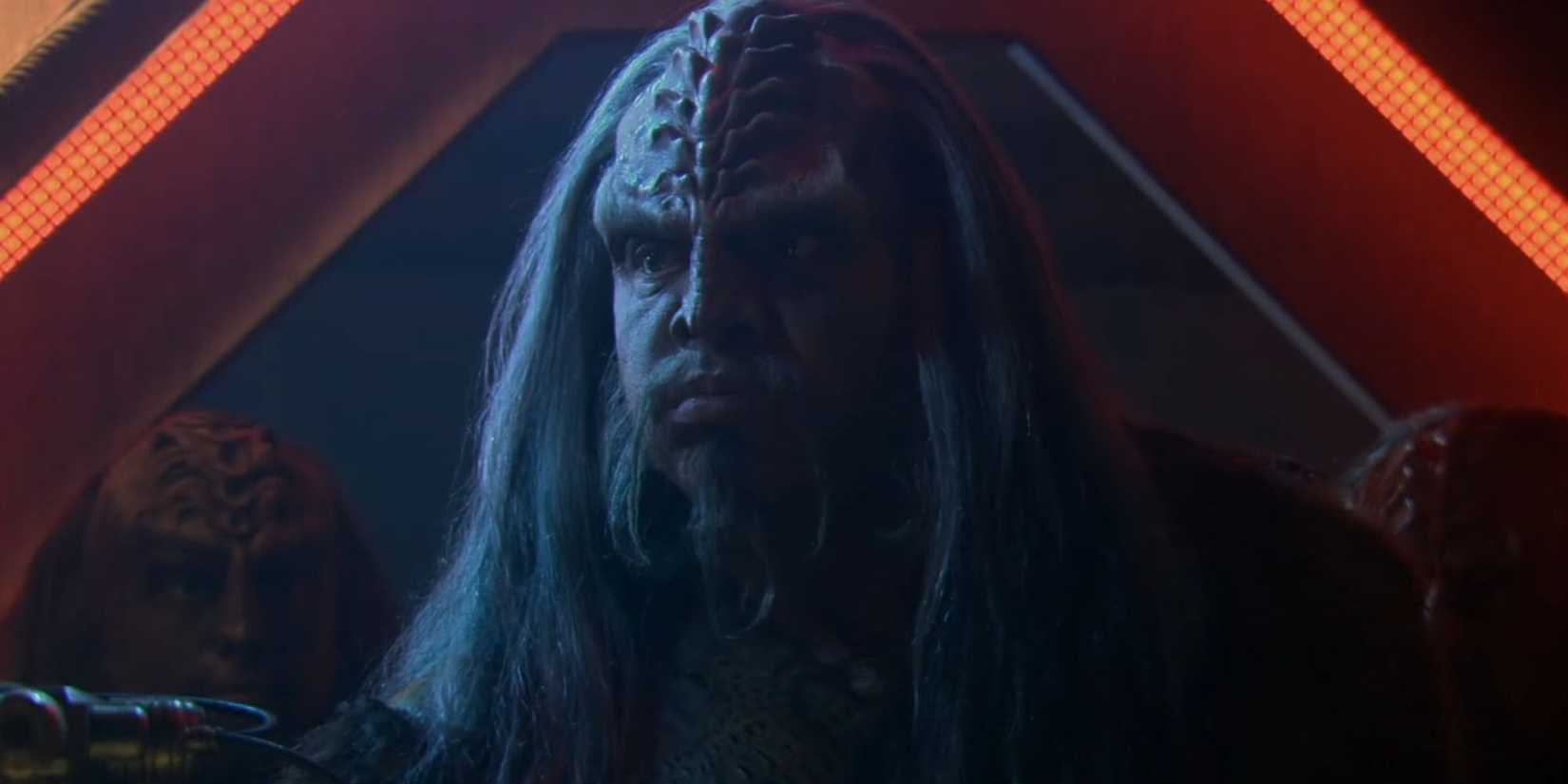 An angry Klingon in Star Trek: Enterprise