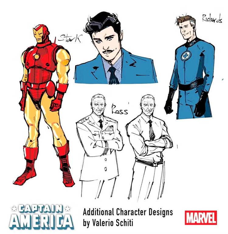 Valerio Schiti Tony Stark 1960s concept art