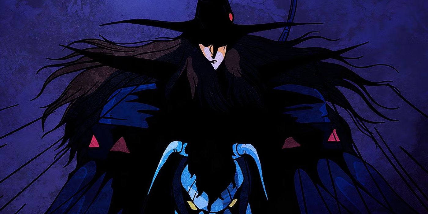 Vampire Hunter D poster depicting D riding his horse and looking mysterious.