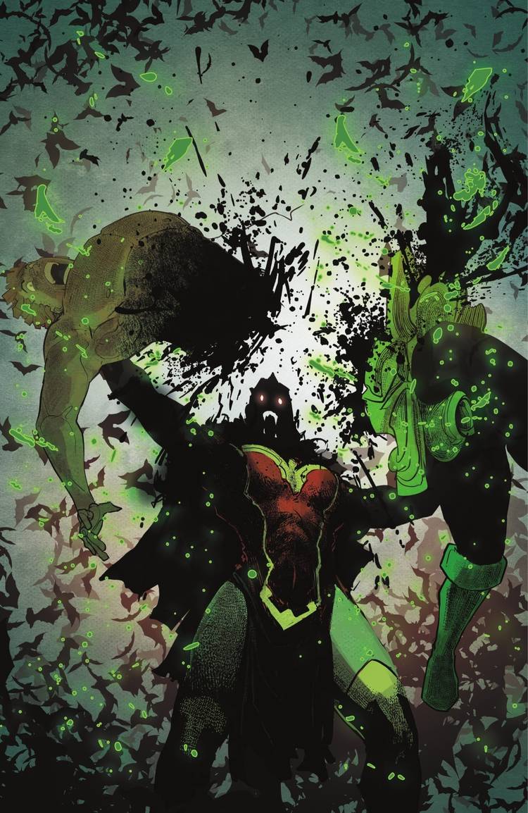 Vampiric Wonder Woman Rips Guy Gardner In Half