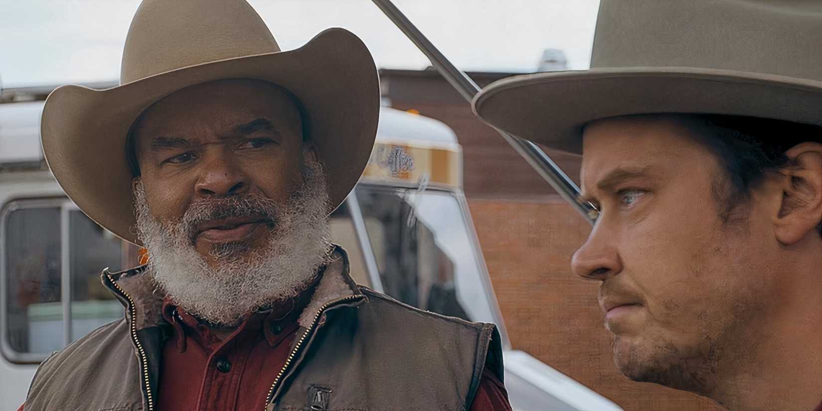 Vern looking at Joe in Joe Pickett