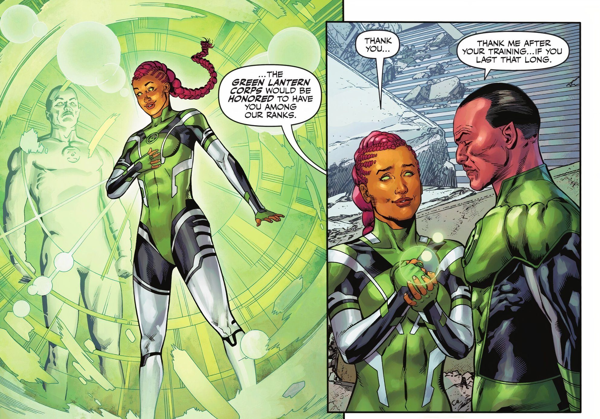 Vexar&rsquo;u Becomes a Green Lantern DC