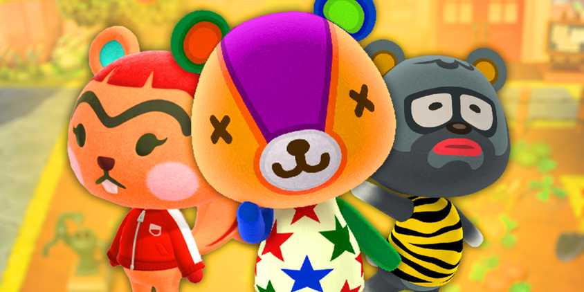 A couple of villagers from Animal Crossing: New Horizons.