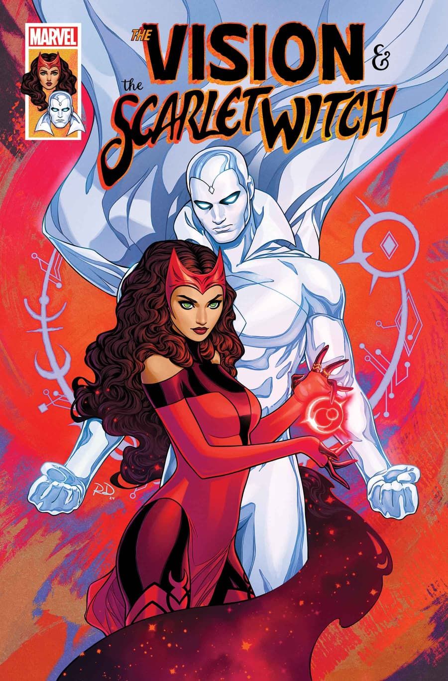 Vision and Scarlet Witch comic cover