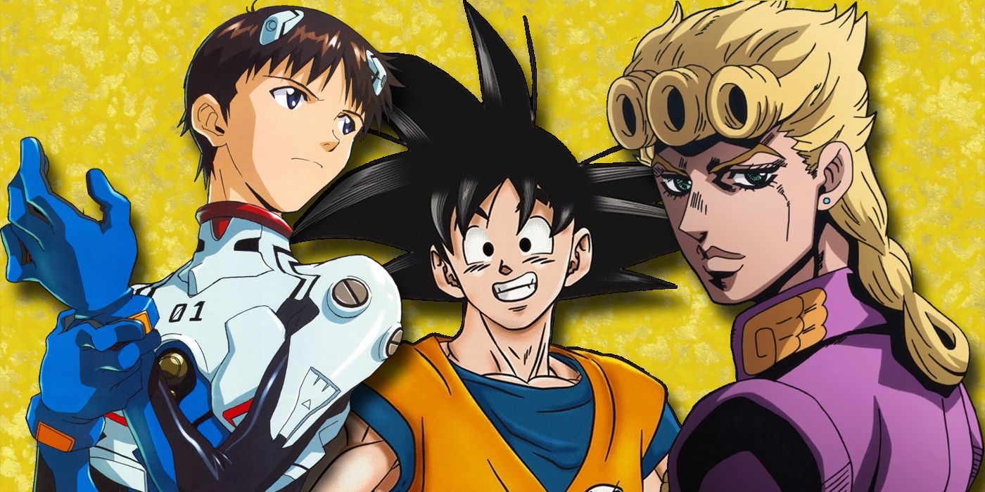 Featured image showcasing Shinji Ikari, Goku, and Giorno Giovanna.