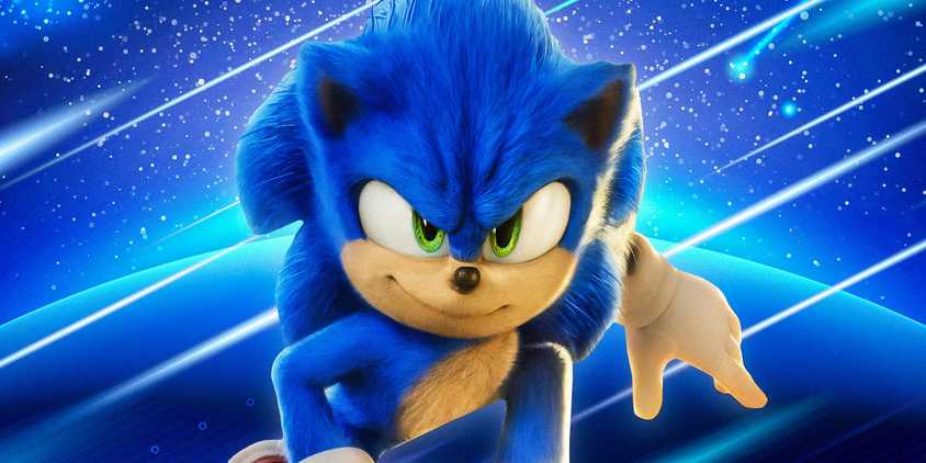 Sonic the Hedgehog in a custom image.