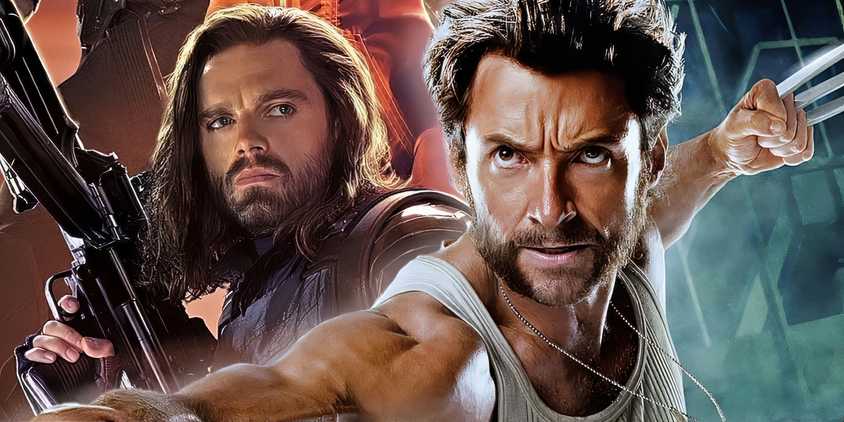 The MCU's live-action versions of Wolverine and the Winter Soldier.