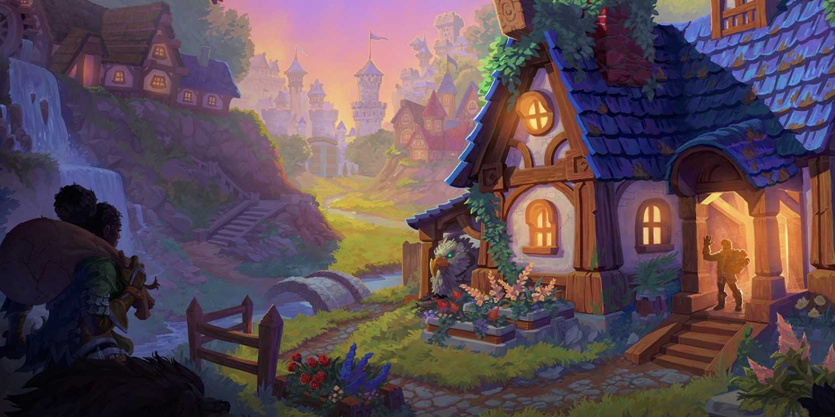 A house on the outskirts of Stormwind within a neighborhood. 
