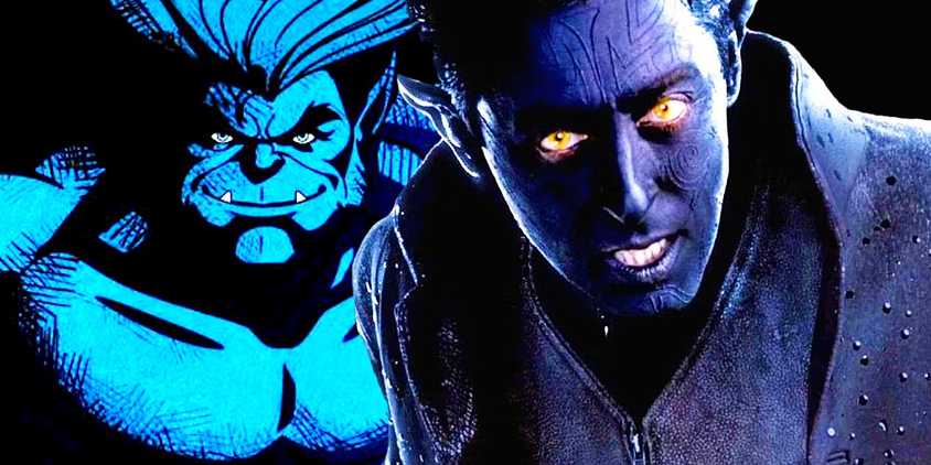x-men's beast and nightcrawler