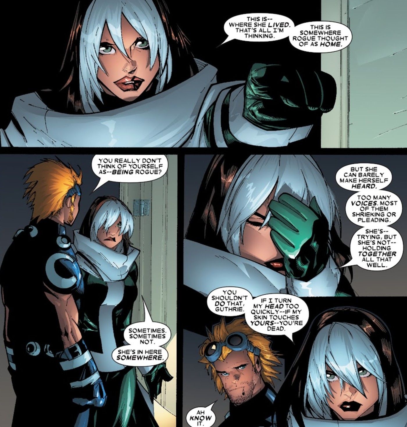 X-MEN'S ROGUE WITH BILLIONS OF IDENTITIES WITHIN HER MIND