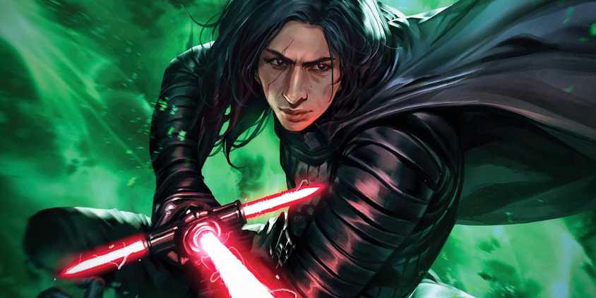 Young Kylo Ren in Star Wars Legacy of Vader Comic Art