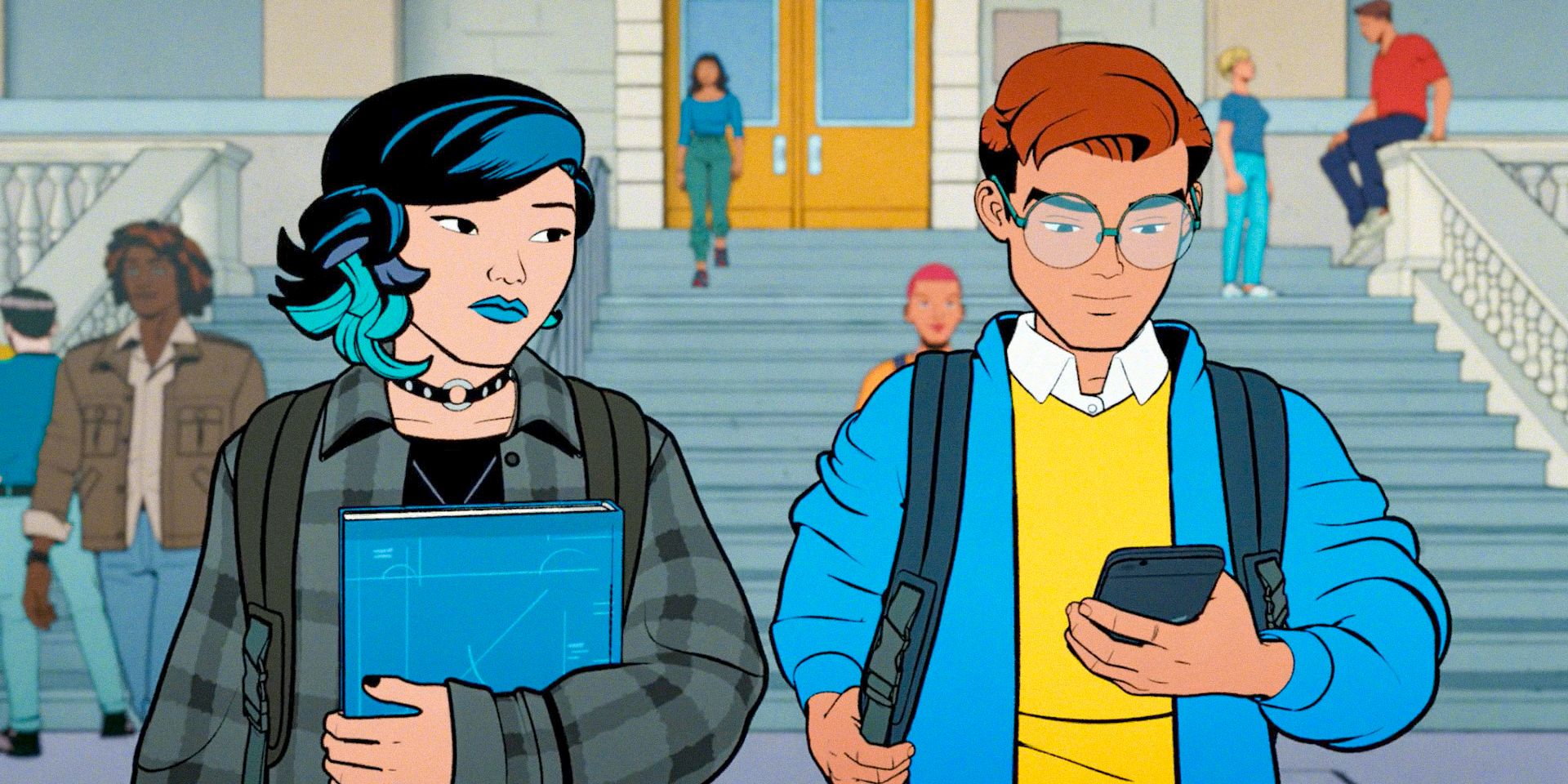 Nico Minoru and Peter in Your Friendly Neighborhood Spiderman Season 1 Ep 5