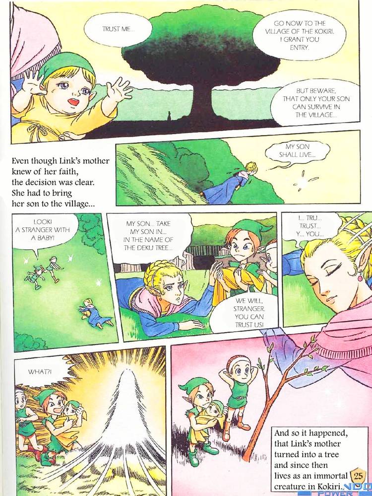 Zelda Ocarina of Time prequel comic featuring Link's origin
