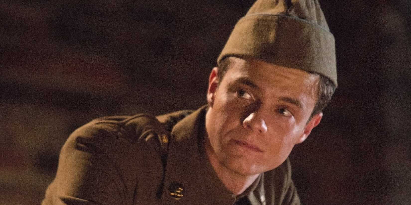 Jack Quaid in a soldiers uniform in Ithaca