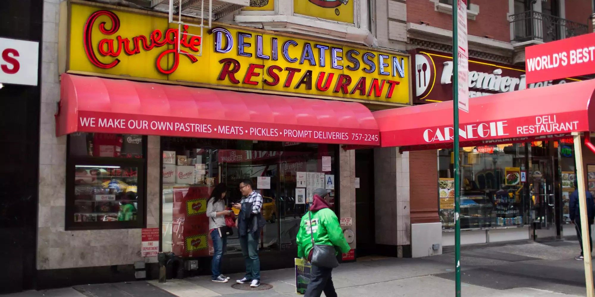 The carnegie deli in Homicide: New York