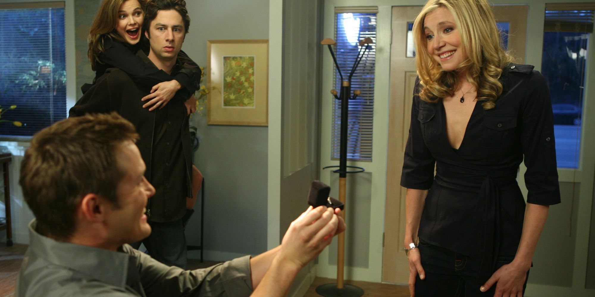 Keith proposing to Elliot in Scrubs while JD watches