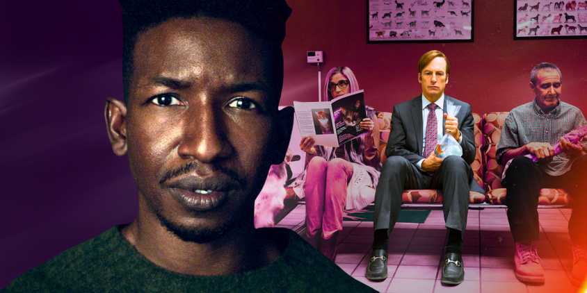 Mamoudou Athie as Dan Turner in Archive 81 and Bob Odenkirk as Jimmy McGill in Better call Saul