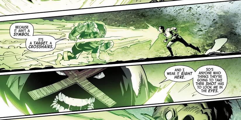 The Juggernaut battling an X-Men villain named Orifice. 