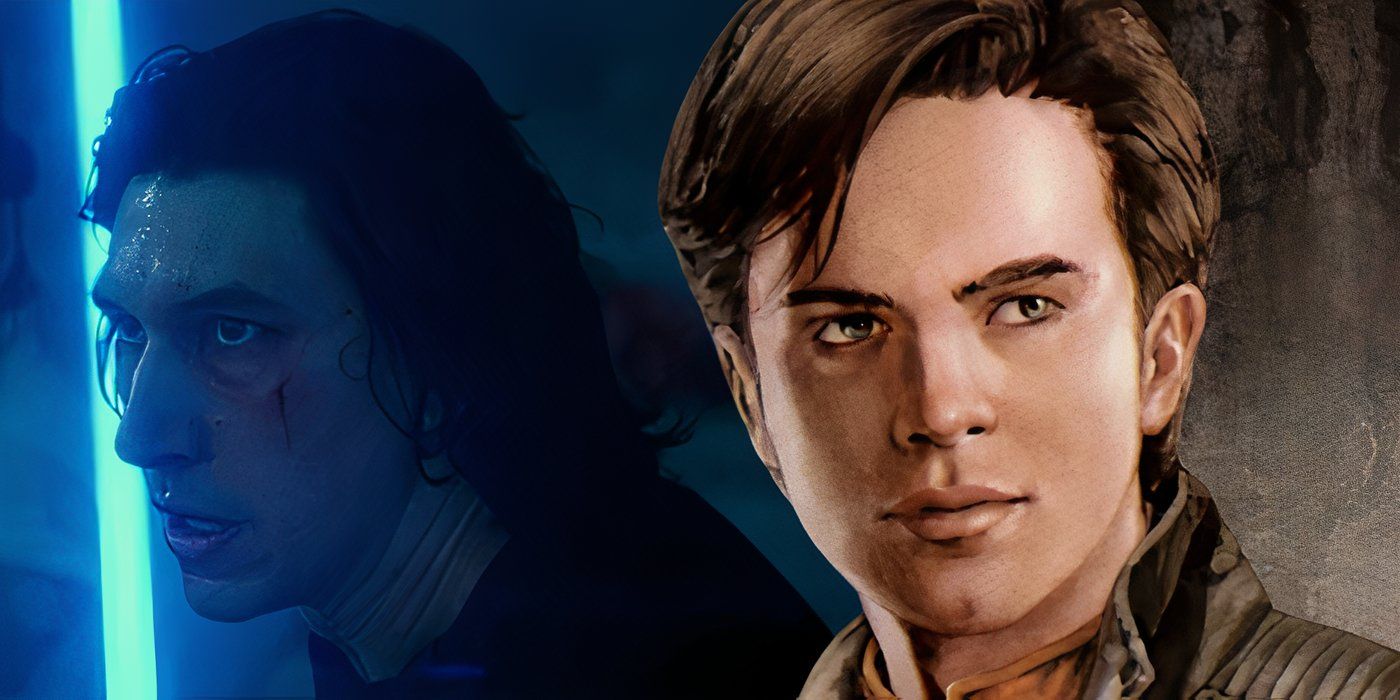 Star Wars' Ben Solo and Jacen Solo side-by-side.