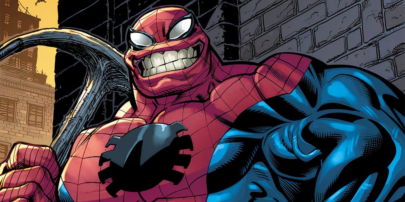 Rek-Rap, a heroic demon who bonded with a symbiote to be like Spider-Man.