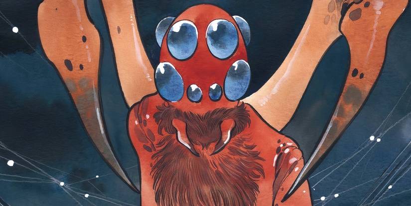Peach Momoko's version of Spider-Man that looks more like a giant spider than a man.
