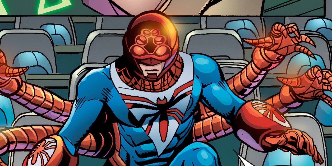 Spider-Man 2211 posed for action.