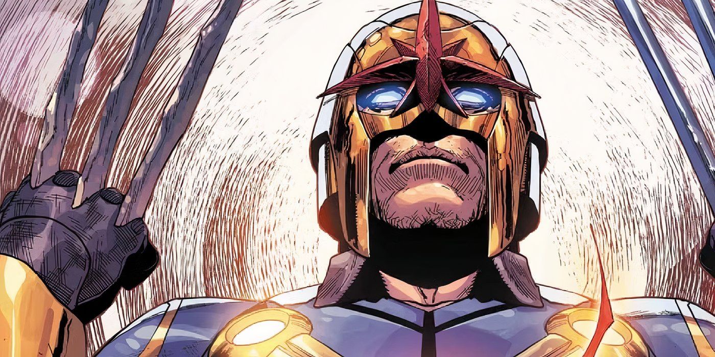 Wolverine as Nova in Marvel&rsquo;s 2099 continuity.